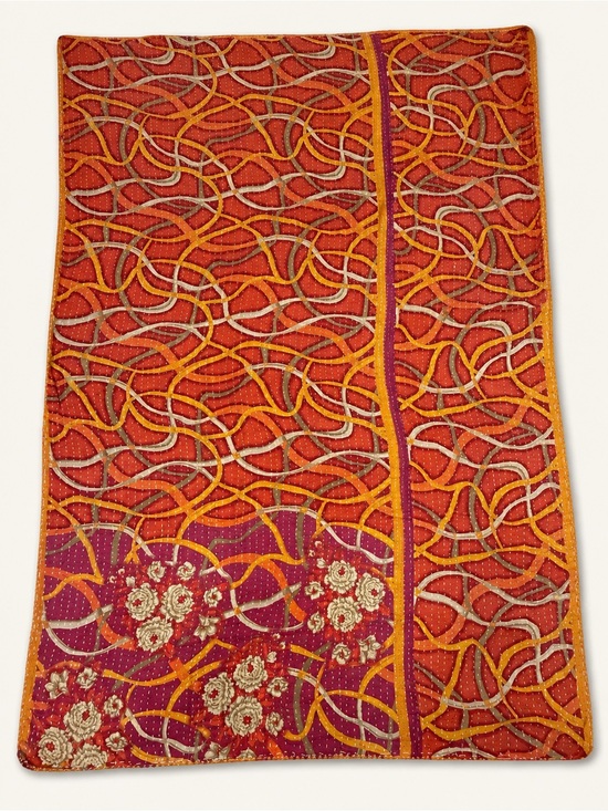 Other - Kantha Throw Blanket Patchwork NWOT 86x104